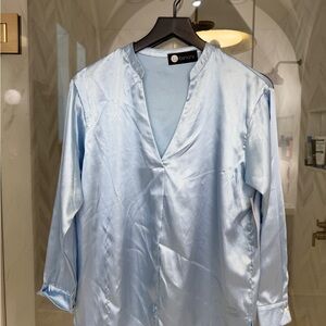 SL Fashions Light Blue Top